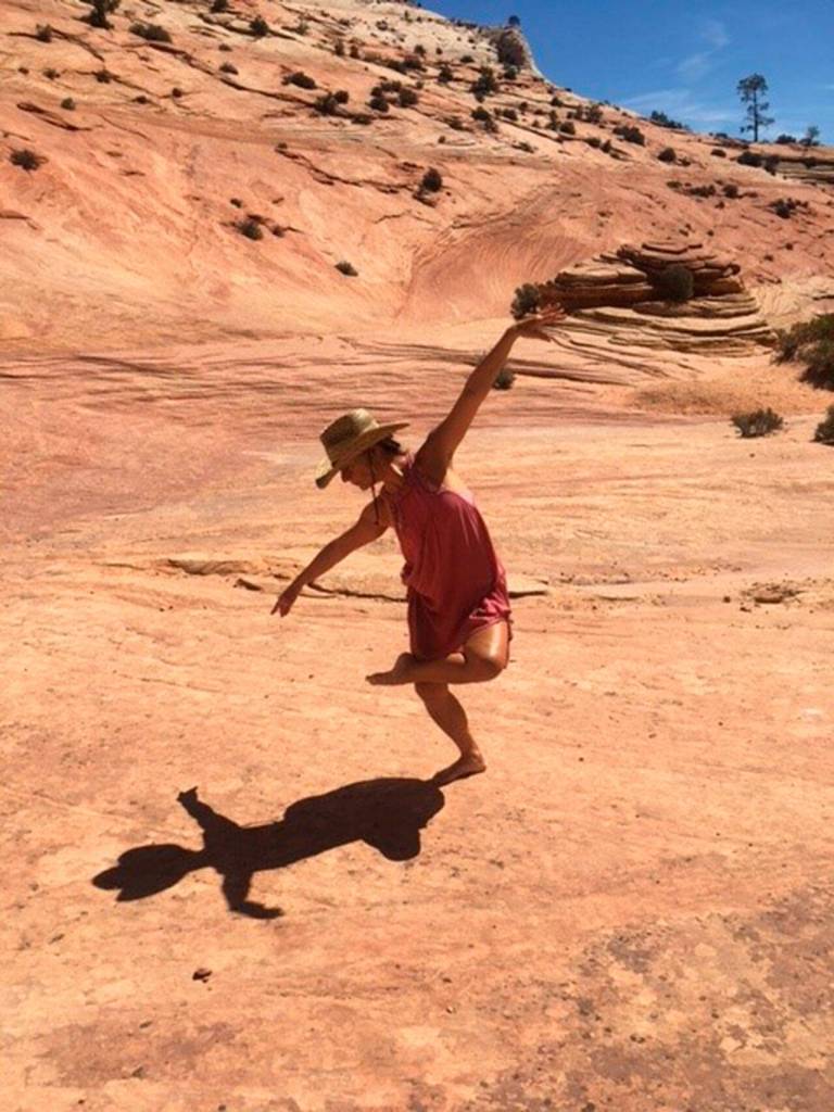 Submitted photo
Mary Lou Sanelli offers interpretive dance at the annual ARTjam event this next weekend.