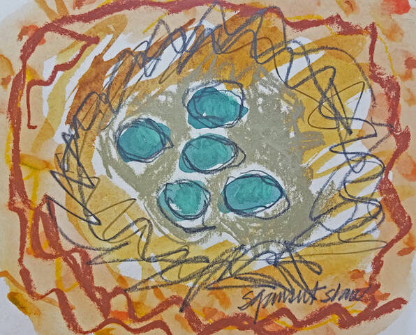 Submitted photo
Susan Gansert Shaws art will be on display at the Art Jam 2022 event set for July 15-7 at Rock Hollow Farm in Sequim.