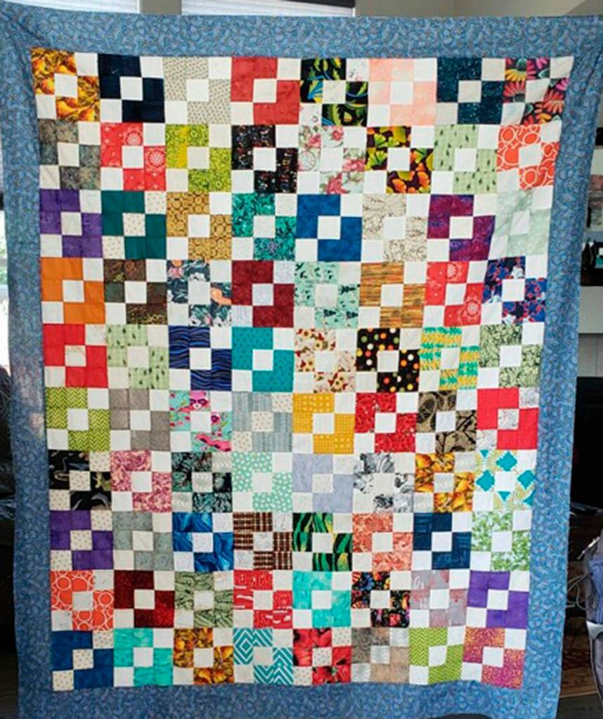 Photo courtesy of Bonnie Cauffman/ For the Sunbonnet Sue Quilt Show, featured quilter Bonnie Cauffman plans to display dozens of quilts on July 16 in Pioneer Memorial Park. About 150 quilts will be on display outside.