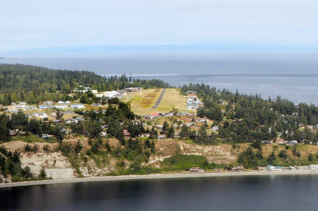 Photo by Keith Thorpe/Olympic Peninsula News Group
Diamond Point Airport, shown on Saturday, is expected to provide a lifeline to the outside world in the event of a major disaster that could hamper other means of transportation.