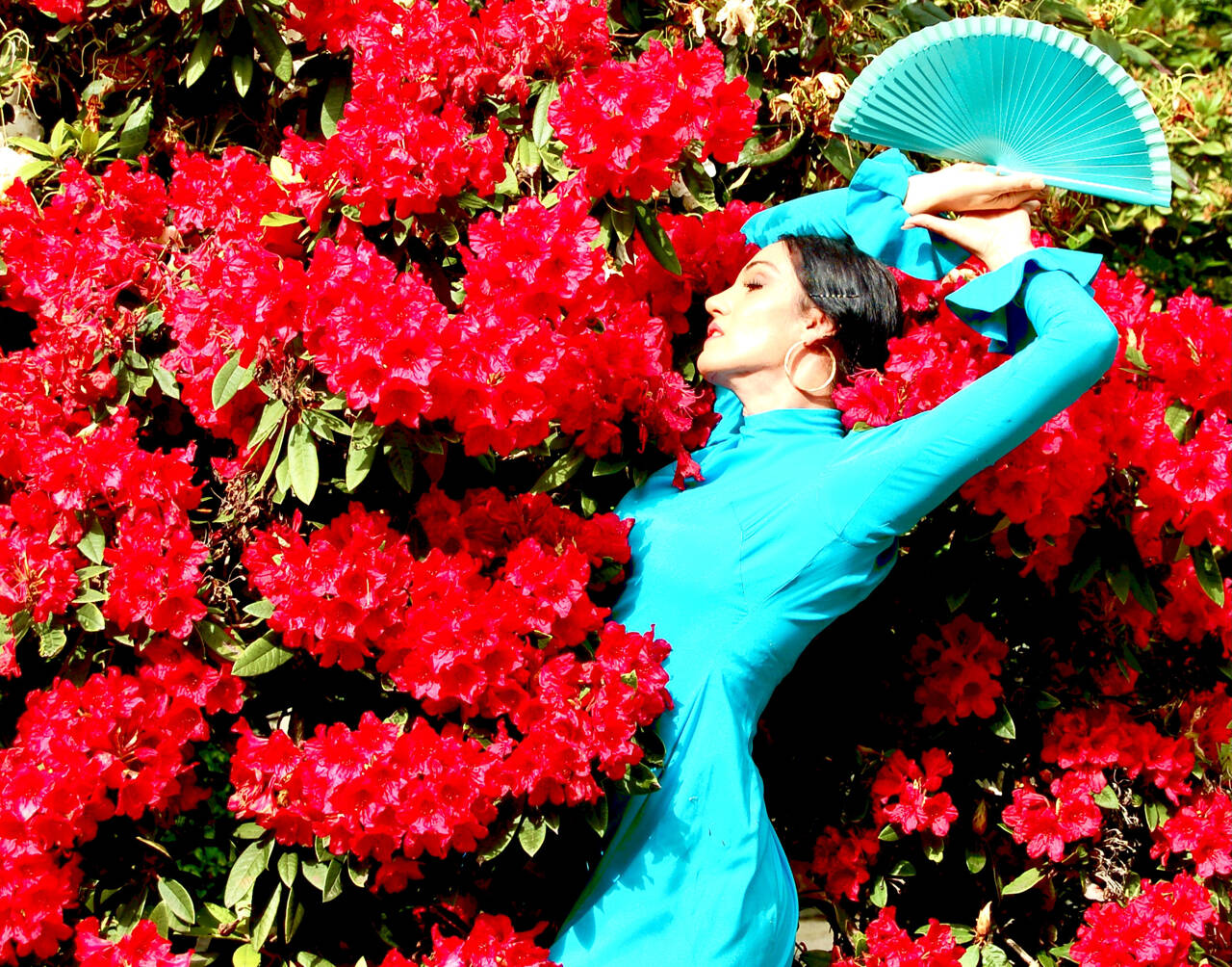 Submitted photo / Seattle-based Flamenco dancer Savannah Fuentes host Night Flowers, an evening of flamenco, at the Gardiner Community Center on July 25.
