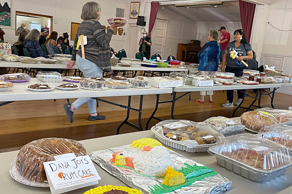 Sequim Gazette photo by Matthew Nash/ More than 190 dessert items raised nearly $6,300 for local granges in the second All-Grange Dessert Auction on July 23 in Sequim.