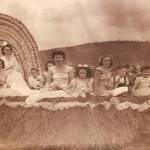 Photo courtesy of Lynda Coventon / Doreen Brittain St. Clair said that she was the first Irrigation Queen to be in an automobile-pulled float, a convertible, in 1948, the year St. Clair and her 48 classmates graduated. St. Clair said, When I was queen it was simple compared to today… we never traveled to other cities like they do now. That one day we went to town for the parade; that was it.