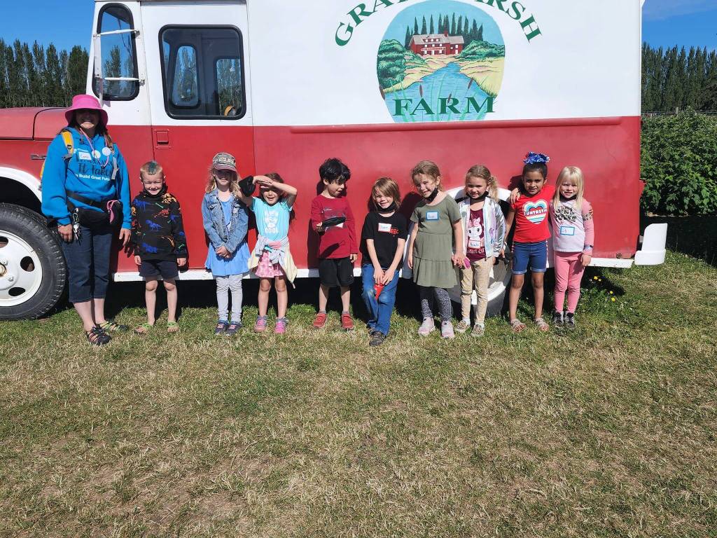 Submitted photo
Boys & Girls Club members in kindergarten and first grade visited Graysmarsh Farm in recent weeks as part of their summer field trip program.
