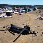 Photo by Jeff Rasco
A birds eye view from an aerial drone photo shows a flurry of activities at Saturdays Unity of Effert event.