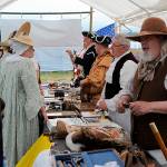 Sequim Gazette file photo by Matthew Nash/ Visitors can learn about life from reenactors and historians during the American Revolutionary War at the Northwest Colonial Festival slated for Aug. 11-14 at the George Washington Inn and Washington Lavender Farm.