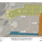 Graphic courtesy City of Sequim
Jamestown SKlallam Tribe is leading an effort to renovate the parking area for Sequim Little League in the Dr. Standard Little League Park, 124 W. Silberhorn Road. This conceptual design was made by KPFF Consulting Engineers of Lacey with efforts being looked at to add more parking, staff said.