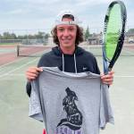 Submitted photo / Junior tennis standout Garrett Little is Sequim High Schools Wolf of the Week.