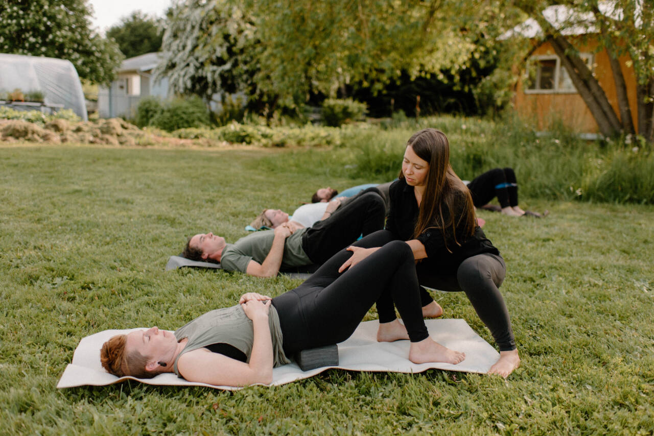 Photo by Noelle Johnson
Ivy Phillips brings her bodywork and massage services to the Sequim Farmers & Artisans Market this year.