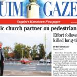 Matthew Nashs City, Catholic church partner on pedestrian crosswalk, earned a first place in the Washington Newspaper Publishers Associations 2022 Better Newspaper Contest.