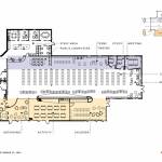 Image courtesy SHKS Architects/ A new design for the Sequim Library proposes a partitioned main meeting room, separate space for noisy and quiet activities, and shorter shelves so visitors can see through the building.