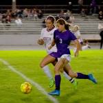 Sequim Gazette file photo by Emily Matthiessen
Sequims Taryn Johnson, pictured here in a home match-up with North Kitsap in 2021, scored 24 goals as a junior.