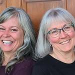 Submitted photo / Julie Senf, left, and Jolene Sanborn are featured artists at the Blue Whole Gallery this November.