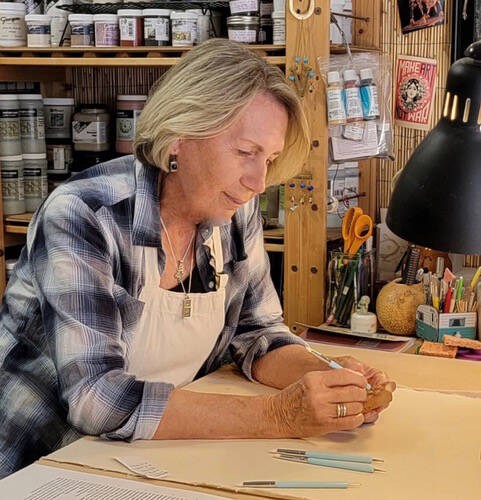 Submitted photo / Gloria Knapp is one of a dozen participating artists on the Strait from the Artists, a free, self-guided tour slated for Nov. 12.