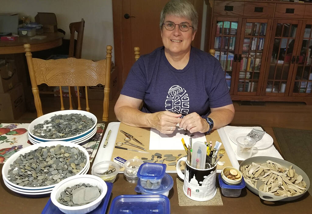 Submitted photo / Diane Fatzinger (Sticks n Stones Designs) is one of a dozen participating artists on the Strait from the Artists, a free, self-guided tour slated for Nov. 12.