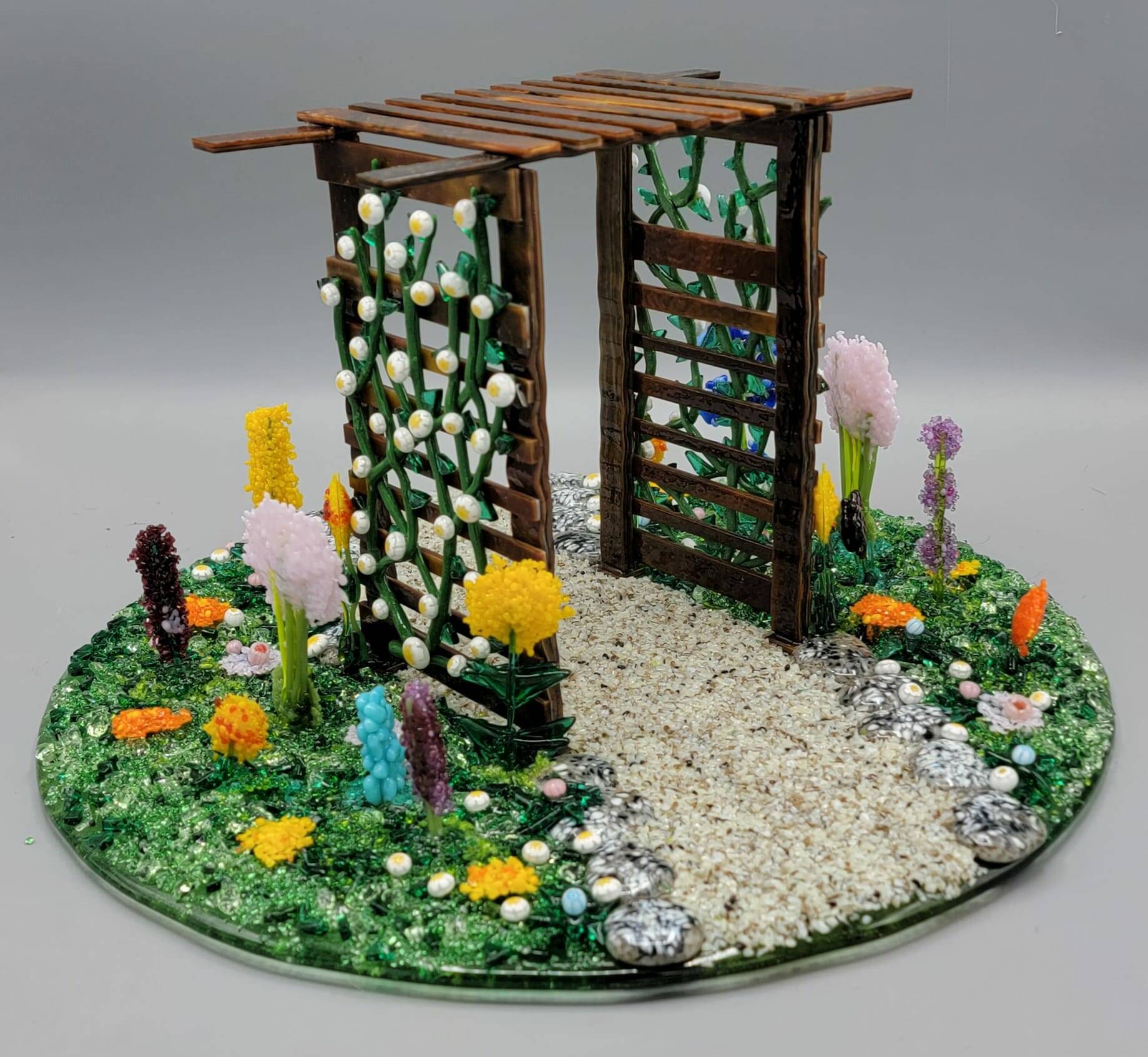 Submitted photo / Grandmas Garden by Sheri Whetstine, a featured artist at the Blue Whole Gallerys new exhibit, All I want for Christmas Is …  this December.