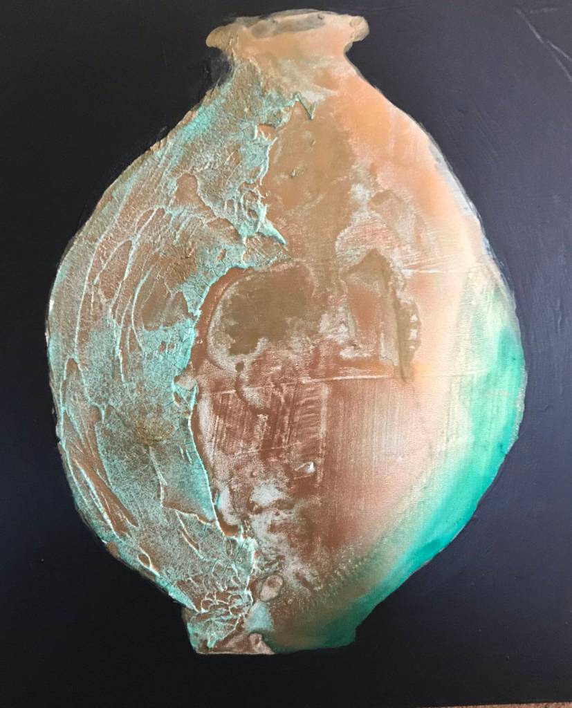 Submitted photo / That Vase! by Mary Franchini, a featured artist at the Blue Whole Gallerys new exhibit, All I want for Christmas Is …  this December.