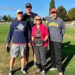 Submitted photo
Sequim Senior Softball Association board members include, from left: treasurer Joel Hecht, president John White, secretary Annette Hanson and vice president Lauren Scrafford.