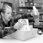 Photo by Keith Thorpe/Olympic Peninsula News Group / Election worker Phyllis Lawyer of Sequim sorts ballots on election day (Tuesday, Nov. 8) at the Clallam County Courthouse in Port Angeles.