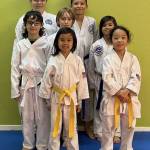 Submitted photo / Junior athletes from Bodystrong Taekwon-do Academy participate in a friendly tournament training competition in Blyn on Oct. 22.