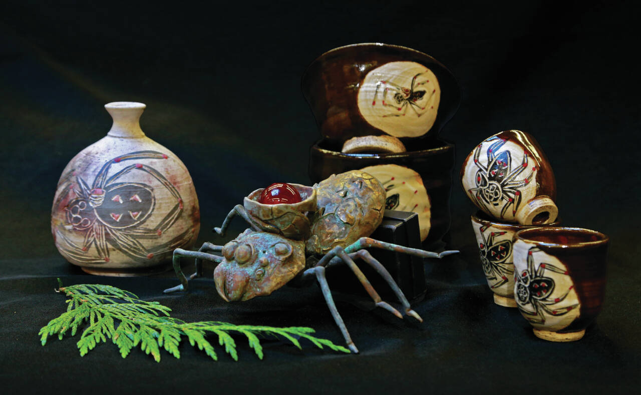 Submitted photo
Contemporary Cherokee artist Karen Sixkiller will have her artwork on display in ʔaʔkʷustəŋáw̕txʷ House of Learning, Peninsula College Longhouse, through March 2023.