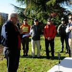 Sequim Gazette photo by Matthew Nash/ Mayor Tom Ferrell reads a proclamation recognizing Nov. 18 as the City of Sequims Arbor Day.