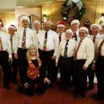 Submitted photo
Juan de Fuca Harmony will be singing Christmas songs and carols around downtown during the First Friday Art Walk Sequim event on Dec. 2.