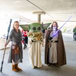 Rachel Storck/Silt Photography 
Carolyn Keene (center) was the Squatchcon 2022 cosplay winner. The 2023 event is set for March 30-April 2; organizers are seeking artists, artisans, and small businesses to participate in the artist alley. See squatchconpa.com.