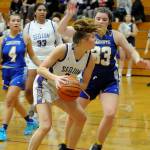 Sequim Gazette photo by Matthew Nash/ Jolene Vaara helped put the Wolves up for good against the Bremerton Knights on Dec. 8 leading the team with 20 points. She also grabbed six rebounds, five steals and four blocks.