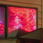 Sequim Gazette photo by Emily Matthiessen / A watcher on the hill overlooks a riot of color which reflects in the many windows of the Jamestown SKlallam Tribes headquarters.