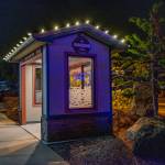 Sequim Gazette photo by Emily Matthiessen / The Jamestown stop welcomes passengers.