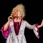 Morgan Bartholick of Port Angeles portrays the Dame in "Goldilocks and the Ultimate Rampage," which has added extra shows this week. Photo courtesy Juan de Fuca Foundation for the Arts