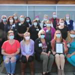 Photo courtesy of Olympic Medical Center / Staff with Olympic Medical Centers ICU/telemetry and respiratory therapy teams recently received a DAISY Team Award for Extraordinary Nurses.