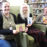 Photo courtesy of North Olympic Library System
Sequim Library staff share their favorite reads from 2022. From left: Annie Brooker recommends Im Glad My Mom Died by Jennette McCurdy; Rachael Huegerich recommends Leech by Hiron Ennes, and Charlotte McGrew recommends My Aunt is a Monster by Reimena Yee.