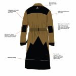 Photo courtesy of Rugged Robe/ Local coastlines and landscapes serve as inspiration for Rugged Robes design, said co-creator Julie Lawrence. A mountain panel on the back of the robe also embodies all the incredible beauty we have here, she said.