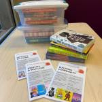 Photo courtesy of North Olympic Library System / Newly-released Family Conversation Kits are designed by NOLS Youth Services Librarians for children (suggested ages 8-12) and their families.