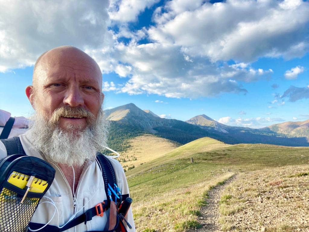 Photo courtesy of Kevin Koski / Kevin Koski hikes near Trailriders Wall in the Pecos Wilderness, New Mexico.