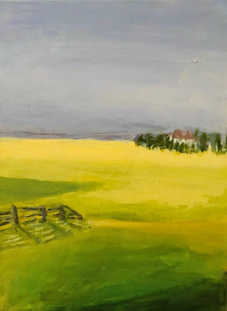 Submitted art / From My Deck by Mary Franchini, a featured artist at the Blue Whole Gallery in March.