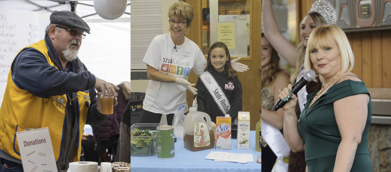 Photos courtesy of City of Sequim, Sequim Gazette file photos by Michael Dashiell / From left, finalists for the 2022 Citizen of the Year, awarded by the Sequim-Dungeness Valley Chamber of Commerce, include David Blakeslee, Monica Dixon and Lynn Horton.