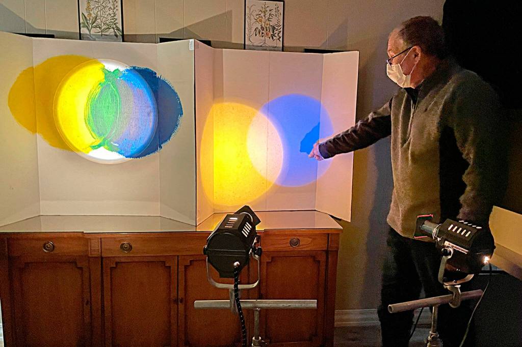 Sequim Gazette file photo by Matthew Nash
Artist Ross Browns Interactive Light Experience, seen here in 2022, returns again March 3-4 in Pioneer Memorial Park for the Sequim Sunshine Festival.