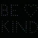 Sequim Gazette photo by Michael Dashiell/ The Sequim Sunshine Festival drone show, pictured here in 2022 above Carrie Blake Community Park, will feature 200 drones on March 4 starting at 7 p.m.