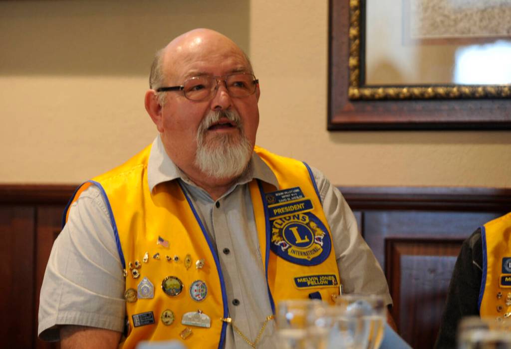Sequim Gazette photo by Michael Dashiell / David Blakeslee, pictured here at the Sequim-Dungeness Valley Chamber of Commerces annual Citizen of the Year award luncheon at The Cedars at Dungeness golf course on Feb. 28, was named the 2022 Sequim Citizen of the Year.