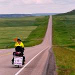 Photo courtesy of Eber family / The Eber family seek to raise awareness of asthma issues during their multi-continent ride.