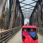Photo courtesy of Sequim Wheelers / Sequim Wheelers board members enjoy a ride in the adaptive Trishaw bike  a new addition to the groups bike fleet ride in 2023. Pictured are Grant Rollins (back), Nancy Hutt (left) and Nicole Lepping.