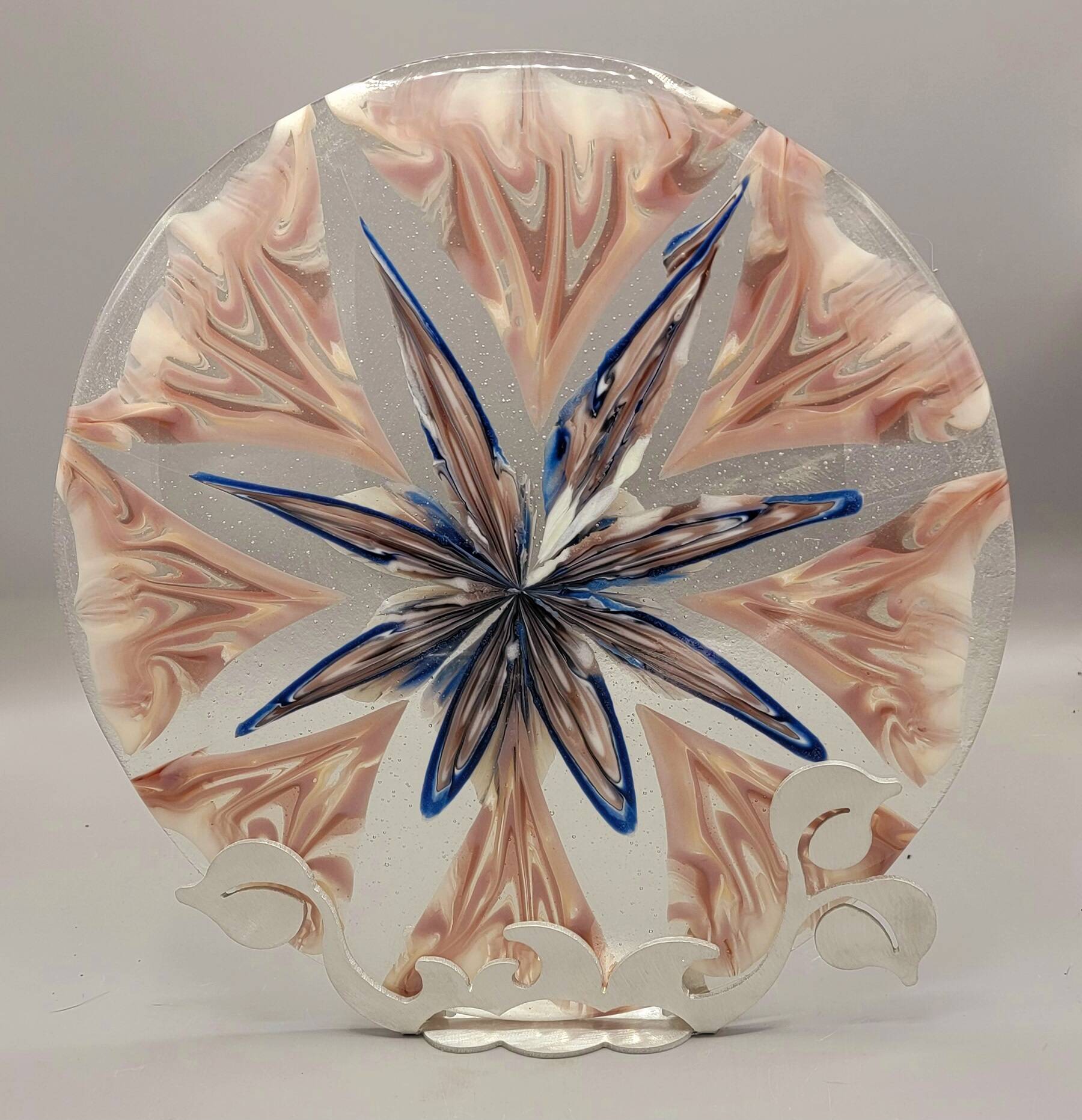 Fleur de Lis by Sheri Whetstine, a featured artist at the Blue Whole Gallery in April.