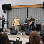Black Diamond Junction offers some rockin dance tunes at Trinity United Methodist Church during the Sequim Sunshine Festival on March 4.