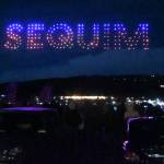 Sequim Gazette photos by Michael Dashiell
Organizers of the 2023 Sequim Sunshine Festival cap the weekends events with a 200-drone show above Carrie Blake Community Park on March 4.