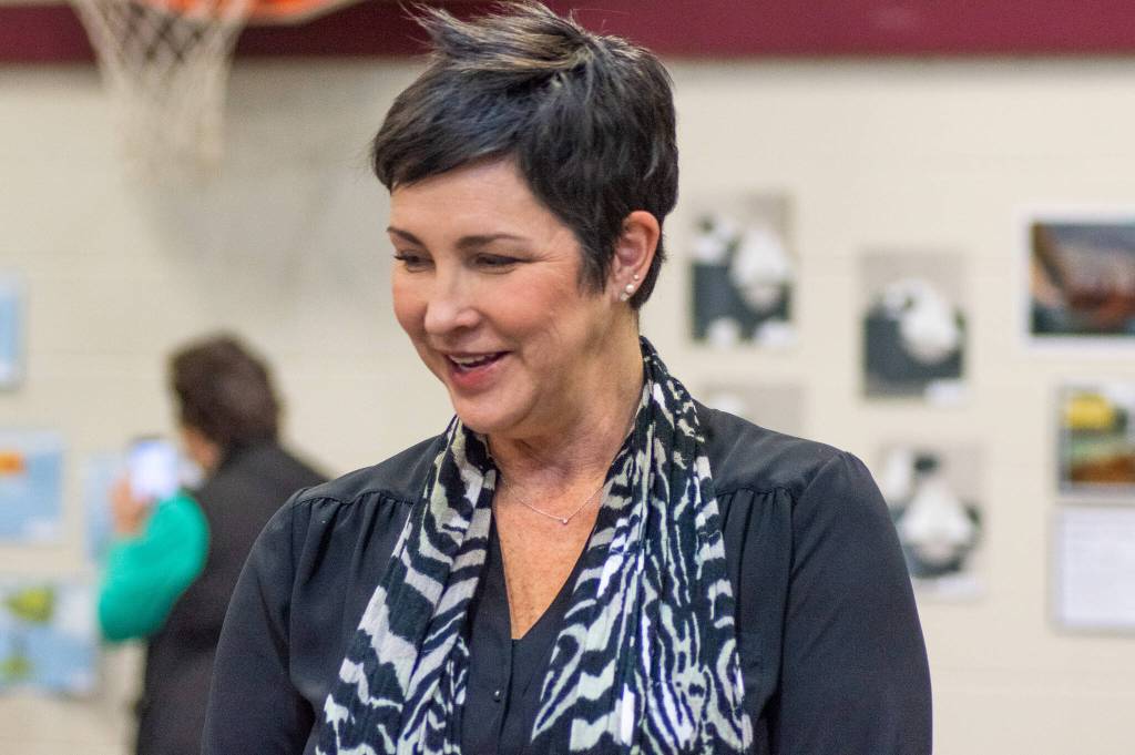 Sequim Gazette photo by Emily Matthiessen / Teacher Pamela Schrubb applied for and received a grant from the Sequim Educational Fund to teach a two day a week after-school, co-curricular class to 4th and 5th graders about some of the pivotal figures in art history. Schrubb said she taught the class for 25 years in California and hopes to be able to do it again at Greywolf Elementary.