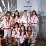 Photo courtesy Axel Wilkinson/ Third graders in Michele Canepas class successfully complete their Lutra-V mission to Mars on March 27 at Olympic Peninsula Academy. Students included, from top left, Zische Sylvester, Atreus Parker, Nai Gish, Vaughn McCarter, Raeani Schmierer; front left, Eden Kulfan, Madelynn McIntyre, and Bekah Abken.