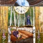 Artwork courtesy fo Sarah Hurt / Darkness Falls by Sarah Hurt, a featured Peninsula ART Friends artist at ind Rose Cellars during the First Friday Art Walk event on April 7.